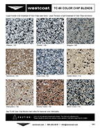 Small version of TC-60 Color Chip Blends Color Chart Document Page 1