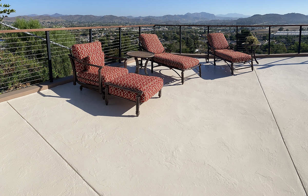 Texture-Crete Solar Reflective