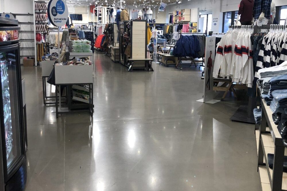 Old Navy Level-It self-leveling concrete grinding self-level concrete