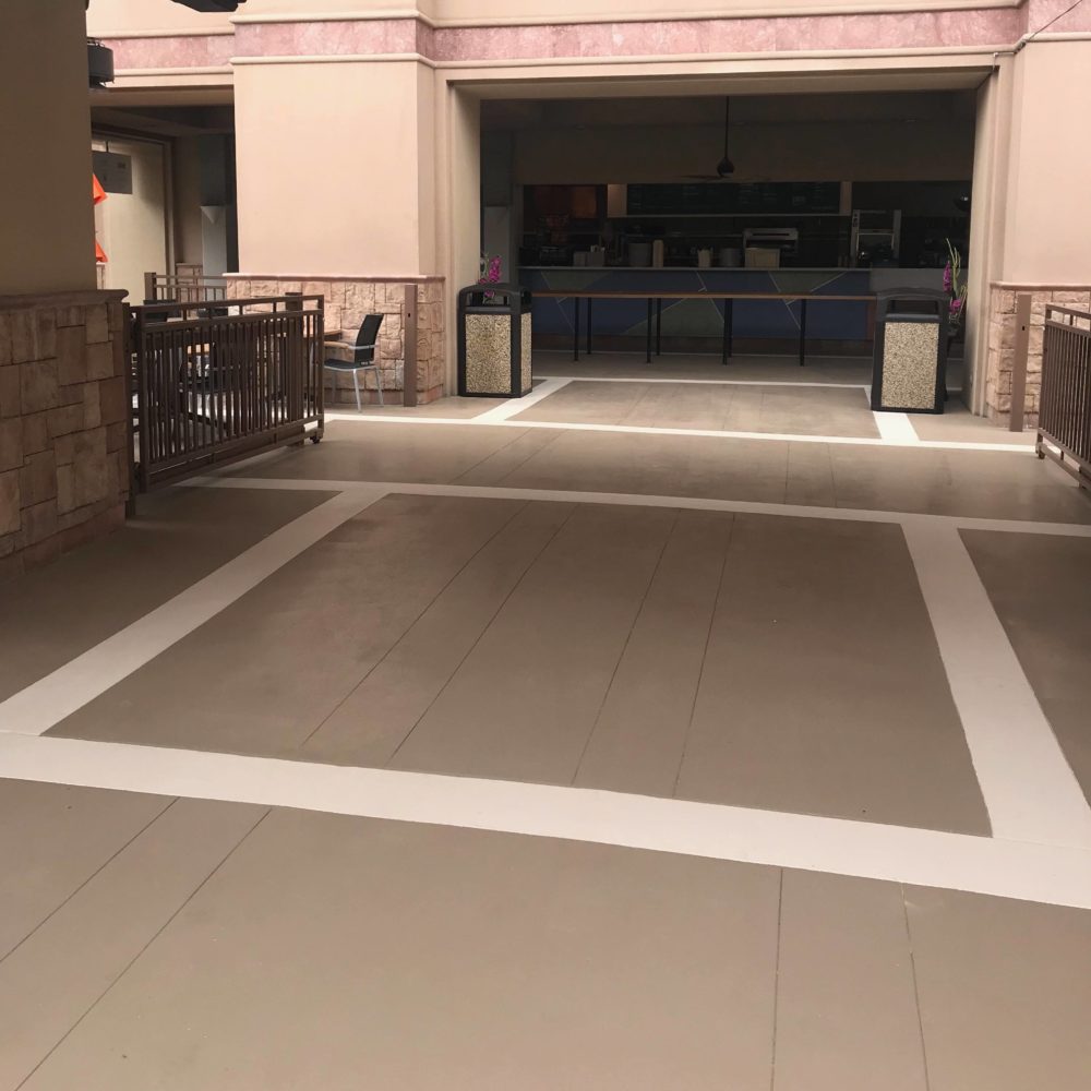 Sealing concrete