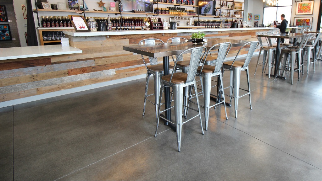 Grind and Seal Concrete on Restaurant Floor