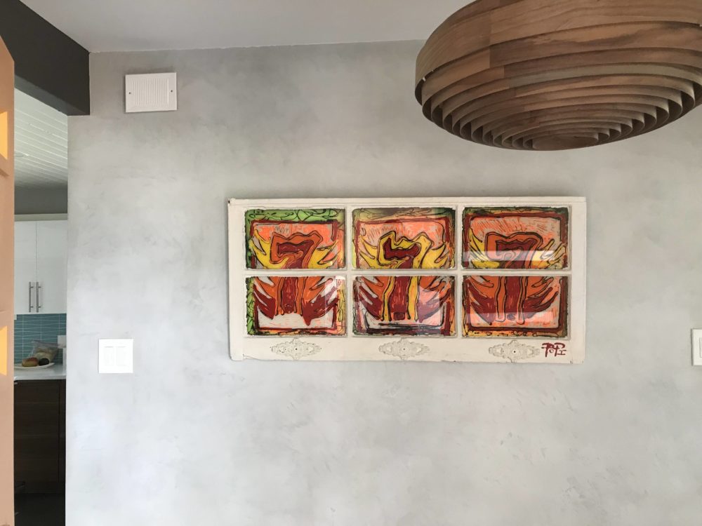 textured overlay in home