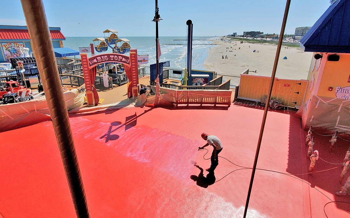 amusement park coating