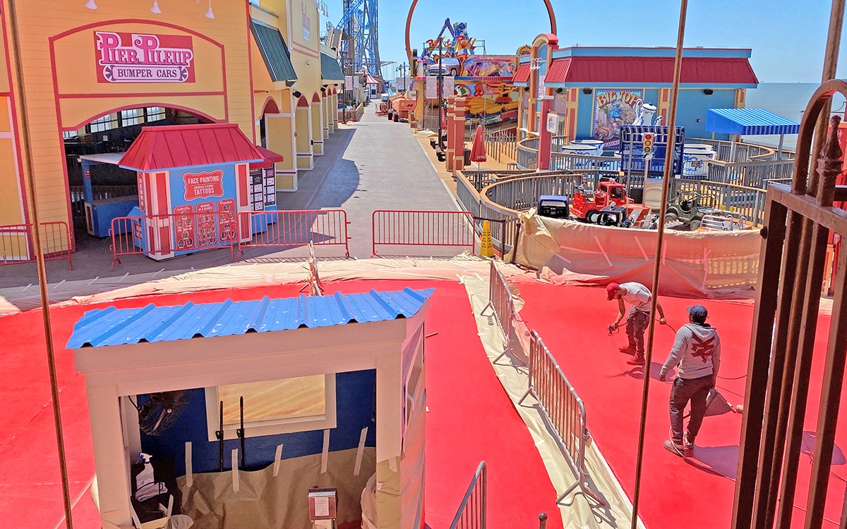 amusement park coating