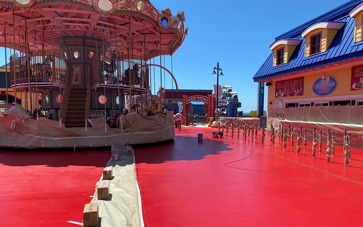amusement park coating