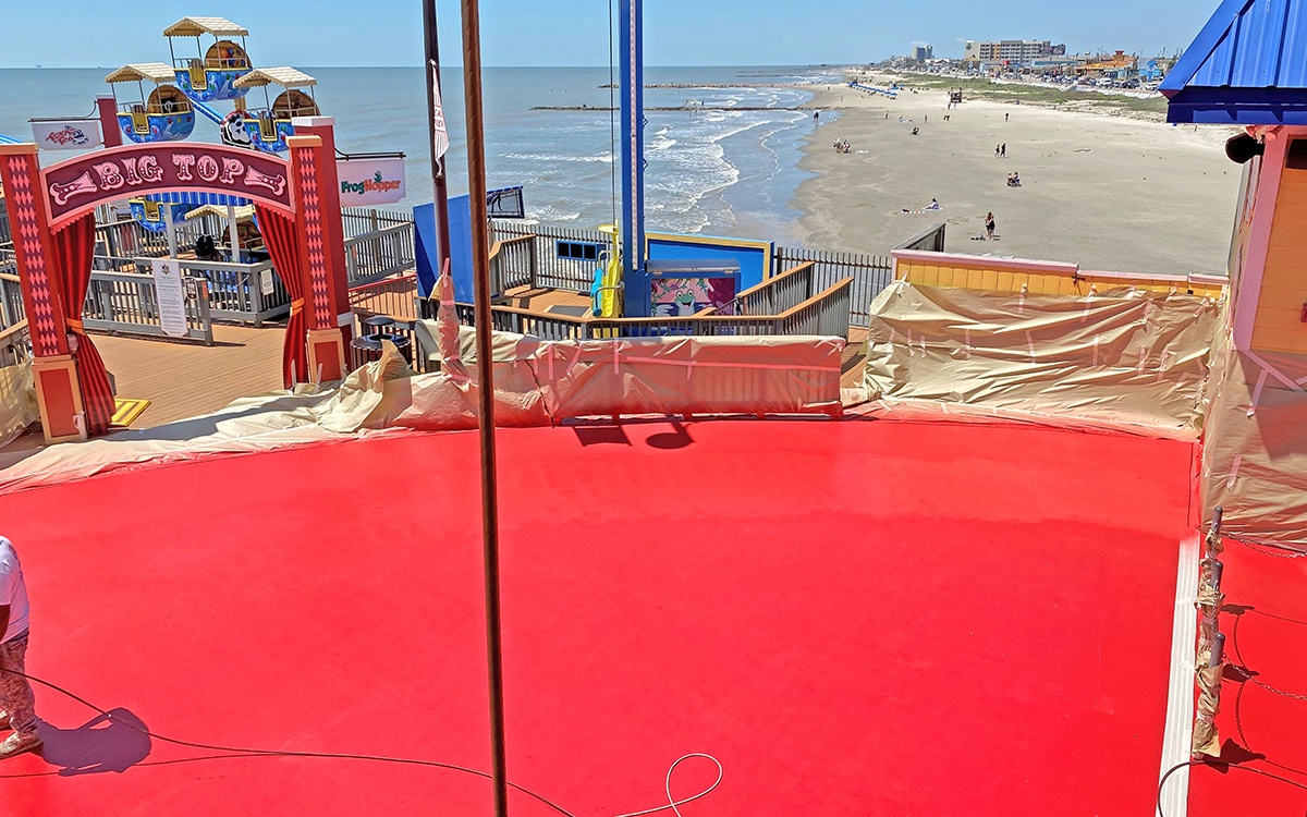 amusement park coating